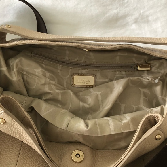 Furla Beige Hobo Bag - Picture 5 of 7